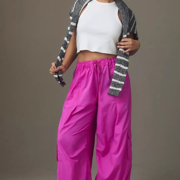 NWT Anthropologie Daily Practice Base Jump Parachute Pants Size XLP - Picture 11 of 11